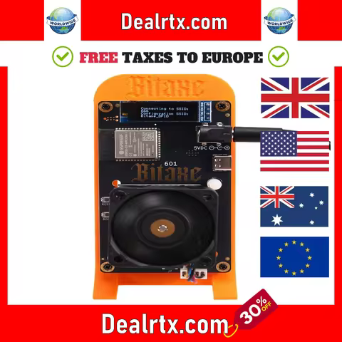 NEW Bitaxe Gamma 601 Solo Miner 1.2TH/S BM1370 Asic Chip 18W From Antminer S21 Pro Bitcoin BTC Miner