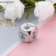(duyongmoon) Food Dice Personalized Custom Decision Dice Engraved Sushi BBQ Burgers Prediction Decis