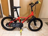 Btwin 兒童單車 16吋 紅色
