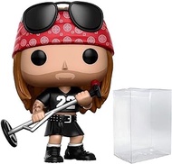 Guns N' Roses - Axl Rose Funko Pop! Rocks Vinyl Figure (Bundled with Compatible Pop Box Protector Case), Multicolored, 3.75 inches