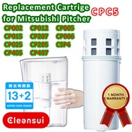 CLEANSUI CPC5 (1 piece) cartridge for Cleansui Pitcher, Imported from Japan