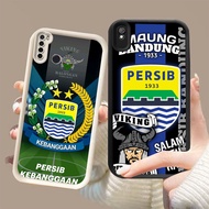 DK-77 Persib logo Silicone Casing black and white for Redmi Note 6A 7 9T 9A Pro