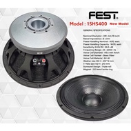 Fest 15hs400 Original Component Speaker Fest 15inch Components
