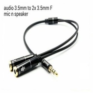 Howell Audio Mic Plus Speaker 3.5mm Cable 3.5 mm