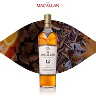 麦卡伦（MACALLAN）蓝钻12年礼盒装 700ml 单一麦芽威士忌 雪莉桶双桶