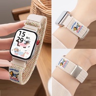 Nylon Puppy Braided Watch Strap For Huawei Watch Fit 3 Strap Elegant Huawei watch Fit 4 Strap Replac