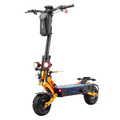 Yume X11 Plus Scooter, 6000W 60V 30Ah Battery, Dual Motors 11Inch Tires, 90Km Mileage 150Kg 95Km H