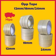 OPP Tape Transparent 12mm / 18mm / 24mm / 60mm / Clear Tape / Cellophane Tape / Packaging Tape//Opp 