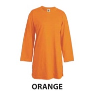 [Cotton Muslimah Orange Eight Square Blank T-Shirt 100% Cotton