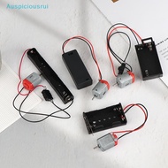 Auspiciousrui 130 Motor Kit With 2x Battery Storage Case And Switch 16500 RPM Mini Student DIY Elect