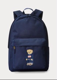 正品🇺🇸Ralph Lauren  polo bear青年款刺繡小熊圖案後背包