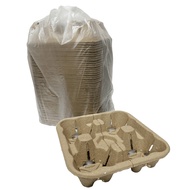Cup Carrier Tray (4-cup) Detachable X 50pcs
