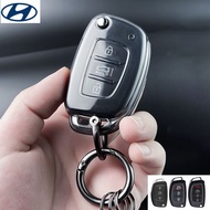 ปลอกกุญแจรถยนต์ Hyundai ปลอกกุญแจรถยนต์ แบบพับได้ สําหรับ Hyundai i20 IX25 IX35 IX45 i10 elantra son
