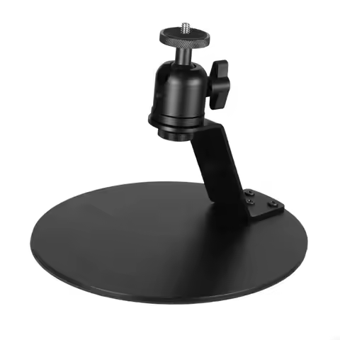 Projector Stand Table Desktop Stand Projector Mount with 360 Degree Adjustable Metal Desktop Stand f