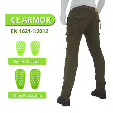 Men Woman Outdoor Riding Jeans Wear-resistant Motocross Moto Trousers With CE Protective Gear Motorc