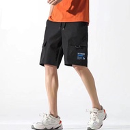 M-5XL Cargo Pants Short Pants Men Summer Loose Plus Size Multi Pocket Fashion Five Point Shorts