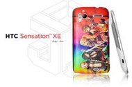 【傑克小舖】HTC Sensation xe 感動機 音浪機 背蓋  保護殼 手機殼 皮革 創意塗鴉 K-ON! 輕音部