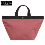 Herve Chapelier 尼龍 Cordura 船型手提包 M 碼，女士，粉紅色 xブラウン707C [二手]