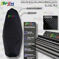 Somjin Motorcycle Seat Leather Chess Sandpaper Sheet 3D Motif Standard Size Somjin Koetha Logo Unive