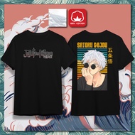 100% COTTONSATORU GOJO 10 JUJUTSU KAISEN Cotton Unisex T Shirt Bu Lelaki Wanita Perempuan Anime Grap