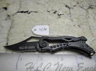 美國專利 展示品 USA SABER COLUMBIA SHUANGRONG CO 哥倫比亞 折疊刀 按壓折疊