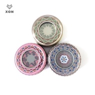 [XON] Saffron tin box for 1  g saffron packing box tin box with pvc window [Mina]