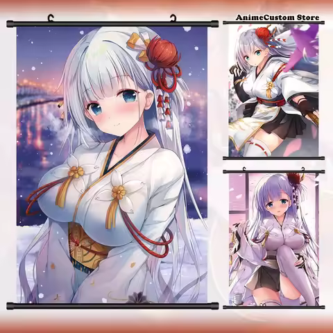 Game Azur Lane Shoukaku Persona HD Wall Scroll Roll Painting Poster Hang Poster Home Decor Collectib
