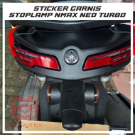 STICKER GARNISH STOPLAMP NMAX NEO/TURBO CHROME NMAX TURBO STICKER NMAX NEO STICKER CHROME STICKER