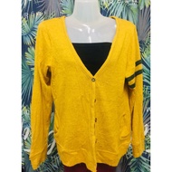 Yellow Line Cardigan 🌈