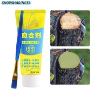 SHOPSHARINGSL Grafting Tree Sealer, Tree Repair with Brush Tree Wound Sealant,  Smear Agent 100g Pla