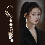 Female Personality Without Pierced Ear Design Long Ear Bone Clip Earrings E15014.9