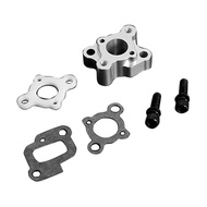 【VVL】-CNC Intake Manifold Set for 23-30.5CC Gas Engine for 1/5 Baja 5B 5T 5Sc 5Ive T Rovan Motor Rc 
