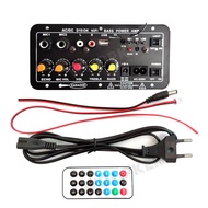 Bảng khuếch đại âm thanh Bluetooth 120W Subwoofer Mô-đun khuếch đại micro kép 4 Ohm 8-12 inch