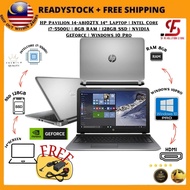 Laptop Murah HP Pavilion 14-ab102TX 14" Laptop Intel Core i7-5500U 8GB RAM 128GB SSD NVIDIA GeForce