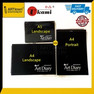Ukami Art Diary Hard Cover A4 & A5 300gsm 20's