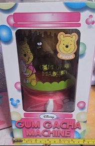全新 迪士尼小熊維尼 winnie the pooh 小型扭蛋機
