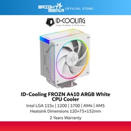 ID-COOLING FROZN A410 ARGB White CPU Cooler - LGA1700/1200/115x/AM4/AM5
