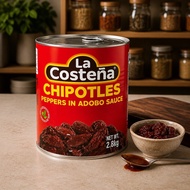 La Costena Chipotle Pepper in Adobo Sauce 2.9kg - Mexico