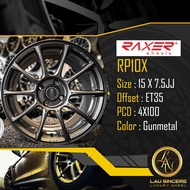 Raxer RP10X 17 X 8.0JJ 4X100 Gunmetal