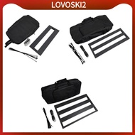 [LovoskiacMY] Guitar Effect Pedalboard, Pedalboard for Guitar, Aluminum Alloy, Universal,
