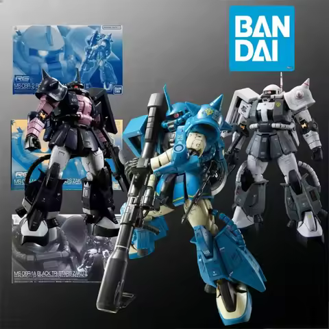 RG 1/144 Zaku II Complete Set Shin Matsunaga Robert GilliamYuma Lightning Black Tri-Stars Model Kit 