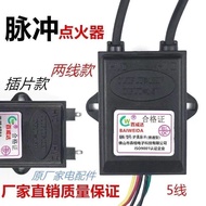 Gas Stove Igniter Two-Wire Double-Point Stove Pulse Igniter Stove Igniter 1.5V Without Battery Box E