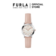 FURLA MINIMAL SHAPE Silver Tone Case Silver Dial Watch