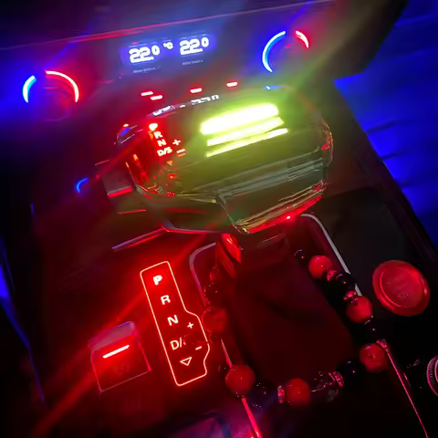 Gear Shift Knob For Audi A4 B8 A6 C6 C7 A7 A5 8t Q5 8r Q7 4L A3 8P S5 S6 S7 LED Crystal stick Lever 