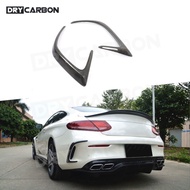On sale Rear Bumper Spoiler Air Vent Trim Rear Side Vent Canards for Benz C Class W205 C63 for AMG C