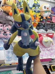 Pokemon 寶可夢路卡利歐 Lucario 異色 Shiny 黃色公仔