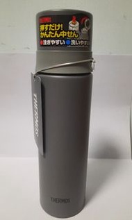 Thermos 500ml 保溫瓶（霧面灰）