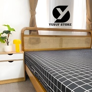 30cm high zipper bed sheet / checkered zipper bed sheet / zipper bed sheet / springbed zipper bed sh