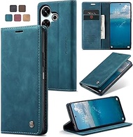 Case Xiaomi Redmi 13 Flip Case Premium Leather Case Soft Vintage Nubuck Leather Foldable Stand Prote