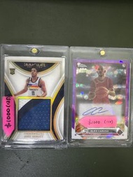 JOSH MINOTT ALEX CARUSO NBA PANINI AUTO